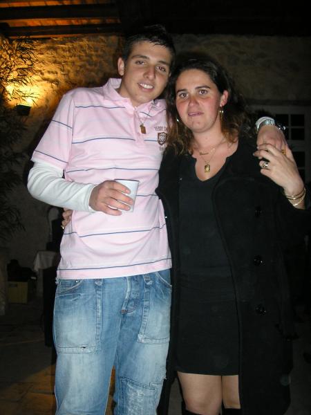 tony et moi pour un anniversaire